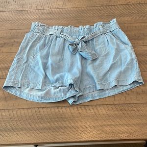 Flowy Denim Shorts